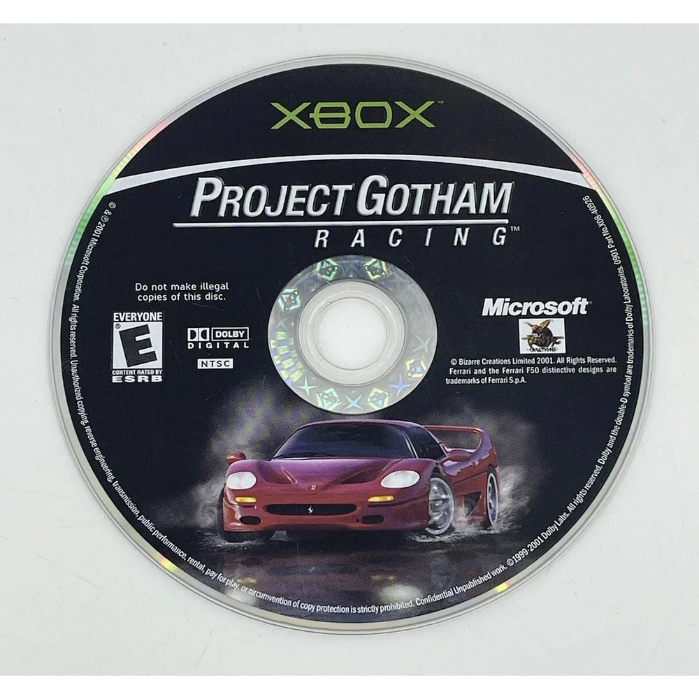 Project Gotham Racing (Microsoft Xbox, 2001) Original Xbox TESTED‎